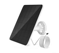 Desiumite Système de charge solaire 6 W avec câble de charge magnétique de 3 m, support de montage mural à 360 degrés, alimentation étanche IP66