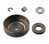 Desiumite Tambour d'embrayage pour tronçonneuse avec pignon de jante P7 et roulement à aiguilles pour modèles MS170 MS180 MS210 MS230 MS250 017 018 021 023 025