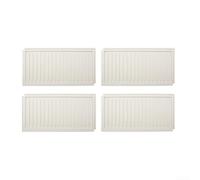 Desiumite Tapis de séchage en silicone pour surfaces de cuisine et de salle de bain, avec rainures d'évacuation de l'eau, antidérapant et résistant à la chaleur pour vaisselle et tasses (blanc)