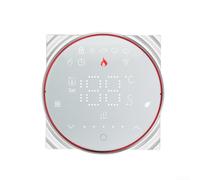 Desiumite Thermostat intelligent programmable WiFi avec affichage LED numérique, contrôle vocal du chauffage et gestion de la température ambiante sans fil, application d'économie d'énergie (carré