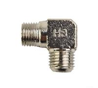 Desiumite Valve de déchargement coudée 90 degrés avec adaptateur à angle droit en métal pour compresseur d'huile silencieux compatible avec Autus et Degree Ai(D)