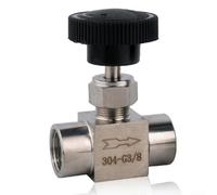 Desiumite Vanne à aiguille en acier inoxydable 304 avec filetage interne de qualité industrielle, pour système haute pression 25-40 MPa (1/2)