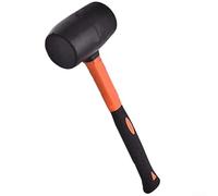 Desiumite Ventouses de levage de verre ou marteau maillet en caoutchouc pour fixation de l'espace au sol, installation de pare-brise, mouvement de panneau de verre (marteau)