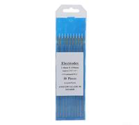 Desiumite WL15 Lanthanide TIG Electrode Tige de soudure en acier inoxydable, pour soudure en acier au carbone, alliage de cuivre et aluminium, protection de boîte en plastique, 150-250 A (2,4 mm x 150