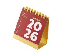 Desk Calendar 12 Month Referances From 01/2026 to 12/2026 Office Home Desktop Plan Organiser for Planning Paper Calendar