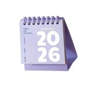 Desk Calendar 12 Month Referances From 01/2026 to 12/2026 Office Home Desktop Plan Organiser for Planning Paper Calendar