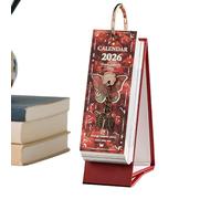 Desk Calendar 2026 - 365 Days Oil Painting Decorative Daily Planner, Vintage Art Style Calendar | Elegant Desktop Organizer For Home Office School Living Room Study Women Men Gift Use