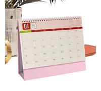 Desk Calendar 2026 - Family Schedule Planner | Yearly Organizer for Home Offices Classroom School, Perfect for Students, Teachers, Friends Family to Track Appointments Events, 25,5 cm Blue Purple Pink