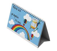 Desk Calendar, Monthly 2026 Creative Note, 7.48x10.24x0.39 Inches Amusement Park Glider Planner for School, Home, Family, Work Place, Friends, Table Organizing and Event Scheduling