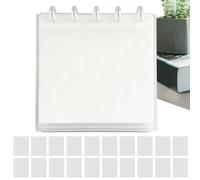 Desk Calendar Photo Album Vertical Desktop Display Stand - Replaceable Picture Frame Organizer Twenty Refill Pages Included, Tabletop Memory Showcase Decorative Office Accessory | for Living Room Bedr