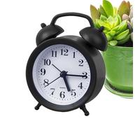 Desk Clock Analog Silent Retros - ABS 11cm Pc, And Home Decors Machines Battery Operated, Small Desk Clocks For Living Rooms Nightstands | Workplaces Dorms Kitchens Counters Hotel Daily Uses