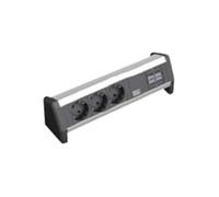 Bachmann Bloc multiprise de bureau 339.1004 - 3 prises Schuko / 2 prises CAT5e (Import Allemagne)