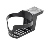 Desk Cup Holder Clamp, Anti-Spill Drink Holder Desk Side, Space-Saving Mug and Bottle Organizer Clip Table, Glasses Beverage Storage for Offices, Home, Classroom, Bedroom Use, 15x5cm Black White