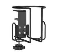 Desk Cup Holder - Table Cup Holder, Clamp Cups Holders, Anti-Spill Water Bottle Clip Mount, Horizontal Vertical Desk Drink Holders for Bedside Home Kitchen Dorm Teacher Men Women