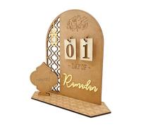 Desk Decor - Celestial Moon Star Countdown Board, Inspirational Seasonal Reminder Sign with Sturdy Tabletop Stand Design, Decorative Faith Accent Piece, Ideal for Living Room Dorm Prayer Corner