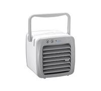 Desk Fan, 3-Speed Evaporative Cooling Fan with Built-In Humidifier, Compact Wind Blower Tabletop Use, Ideal for Bedroom, Rv, Kitchen, Indoor Desk, Outdoor Camping, and Travel, 14x14x14cm ABS