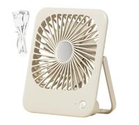 Desk Fan Portable, Rechargeable Travel Fan, Lightweight Cooling Device, Mini Air Circulator, for Traveling Home Bedroom Office Camping Road Trip Tent Car Beach Men Women Use Personal Cooling Comfort O