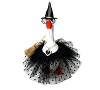 Desk Goose Outfits - Broom Witch Hat Necklace Costume Accessories Halloween