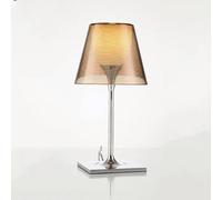 Desk lamp Italian Design Living Room Bedroom Light Creative Simple Transparent Acrylic Lamp Study Sofa Bedside Table Showroom B&B Kitchen Coffee Shop Lighting Fixture(Orange)
