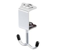 Desk Mount Bag Holder, Heavy Duty Mount, Adjustable Thickness with Clamp Feature, Durable Metal Bag Hanger, Anti Scratch Rack with Industrial Design, Under Desk Organizer for Headphones and Bags