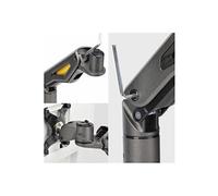 StarTech.com Desk Mount Monitor Arm, Up To 32" Display, C-Clamp, TAA - Kit de montage (bras articulé, serre-joint en C) - pour moniteur - plastique, acier - noir - Taille d'écran : 17"-27" - montrable