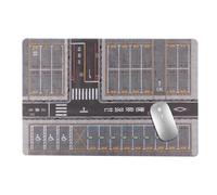 Desk Pad, Aesthetic Anti-Slip Desk Mat, 23.62x15.75 Inches Cool 1:64 Scale Parking Lot Layout Design for Men, Women, College Dorm, Home Study, Programmers, Laptop Users, Teens, Students