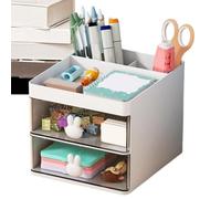 Desk Pen Holder - Stationery Storage Organizer | Desktop Office Supply For Home Study Room Classroom Makeup Vanity Table Craft Studio Kitchen Counter Bathroom Countertop