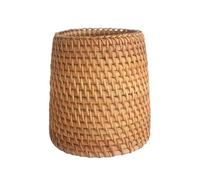 Desk Pencil Caddy - Handmade Wooden Pen Organizer, Creative Stationery Holder, Makeup Brush Stand, Artistic Tabletop Storage | Simple Design with Divider for Home Office Vanity School and Workstation