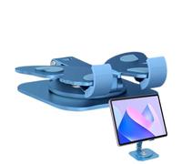 Desk Phone Holder - 360 Rotating Non Slip Base, Butterfly Folding Phone Stand, Adjustable Aluminum Alloy Support Bracket, Durable Metal Accessory Case Mobile Stand | for Women Girls Home Dorm Office