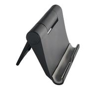Desk Phone Holder, Foldable Tablet Stand, Multi Angle Tripod with Strong Hold, Non Slip Base with Compact Style, 4×3inches Tech Supply, Streaming Tool for Home Work Filming Recording Meeting Travel