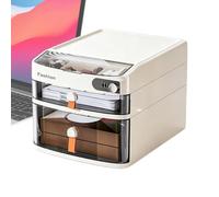 Desk Storage Organizer | Soft Handle Cabinet with Combination Lock