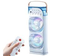 Desk Tower Fan Portable Air Cooler USB Misting Fan With Remote 1 Piece