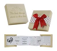 Deskinator Cadeaux d'annonce de bébé pour grands-parents - Annonce de grossesse pour les grands-parents - Révélation de grossesse idées pour grands-parents, surprise d'annonce de naissance, boîte à