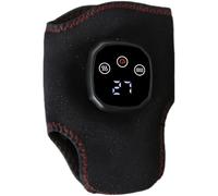 Deskium Chauffe-pieds rechargeable de type C, masseur de cheville chauffant portable avec chaleur et vibration, 4 paramètres et 3 modes, masseur de pieds pour apaiser la douleur, 15 x 11,9 x 3 cm