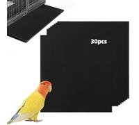 Deskium Lot de 30 grands revêtements jetables en feutre pour cage à oiseaux, 45,7 x 50,8 cm, absorbants et personnalisables pour perroquets, cochons d'Inde, lapins