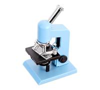 Deskium Modèle de Microscope Miniature pour Maison de poupée, Figurine réaliste en Plastique Robuste, pièce d'exposition pour Bureau, décor Miniature détaillé, Format Compact 1,4 x 2 Pouces