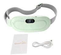 Deskium Soulagement rapide de la douleur, design ergonomique, coussin chauffant menstruel intelligent Warmher, sans fil, portable, rechargeable par USB, boîte cadeau blanche, chaleur réglable