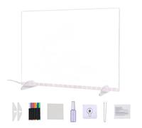 Deskium Tableau effaçable à faire soi-même avec gradation USB, tableau à dessin lumineux pour jeunes artistes avec tableau à message LED en acrylique, parfait pour la maison, la chambre, la décoration