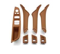 DESKONLOVE Poignée Int ABS Poignée Traction Du Panneau Commutateur Fenêtre D'accoudoir Intérieure Voiture Pour Série 5 F10 F11 F18 520i 523i 525i 528i 535i(LHD Champagne 7PCS)