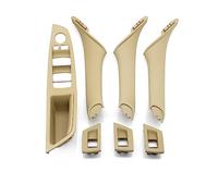DESKONLOVE Poignée Int ABS Poignée Traction Du Panneau Commutateur Fenêtre D'accoudoir Intérieure Voiture Pour Série 5 F10 F11 F18 520i 523i 525i 528i 535i(LHD Beige 7PCS)