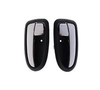 DESKONLOVE Poignée Int Pour Hyundai Pour Matrix Pour Lavita 2001-2010 1/2PCS Avant Arrière Gauche Droite Noir À L'intérieur Poignée De Porte Intérieure(2PCS Silver)