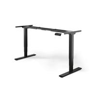 DESKSPACE Pro Plus - Bureau Électrique Assis-Debout Réglable en Hauteur, Double Moteur, Mémoire 3 Positions, USB QC 2.0/3.0, Charge 160 kg - Bureau Gamer pour Maison & Bureau