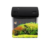 Desktop Aquarium | Professional Fish Tank | Small Arcrylic Betta with LED Lights and Backwall Filter | Pets Supplies for Desk Shrimp Table Jellyfish Reef Turtles & More