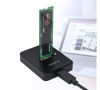 Desktop Base USB Type-C M.2 SATA & NVME SSD Drive Docking Station, Black Brand