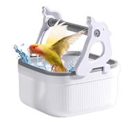 Desktop Bird Perch Stand - Durable Parrot Training Stand | Interactive Standing Toy | with Removable Toilet Bucket, Exercise per- for Sparrow Parakeet Macaws Conures Bite-Resistant Pet Accessory