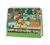 Desktop Calendar 2026 - Planificateur décoratif Capybara - Up Kids Adults Boys, Girls Home Apartment Office Desk | Kids Adults Boys Girls Home Apartment Office Desk Table School Classroom