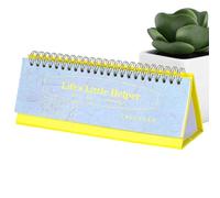 Desktop Calendar 2026 | Weekly Large Ruled Blocks | Small Desk Calendar 2026 Planner | Monthly Organizer With Notes Section For Appointment Agenda | Perfect For Home Office School Dorm Apartment Famil