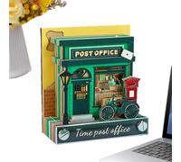 Desktop Calendar Sculpture, 3D Paper Timepiece, Sticky Note Holder with Artistic Design, Office & Home Desk Organizer, Paper Calendar with Shape, Gift for Birthday, School and Holiday