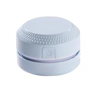 Desktop Cleaner Mini, Tabletop Dust Catcher with 360 Degree Suction and Low Noise Motor, Portable Handheld Device for Window, Dorm Room, Travel, Pet Hair, Craft Desk, Slim Nozzle for Tight Spaces