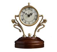 Desktop Clock Pendulum Clock Desktop Office Home-Decoration Retro Silent Europeanen Quartz Living-Room Table Clock